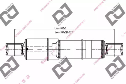 Амортизатор DJ PARTS DS1058HT